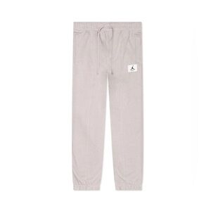 Jordan Essentials Pleated Fleece Cuffed Sweatpants Beige/Gray Women's Size XS